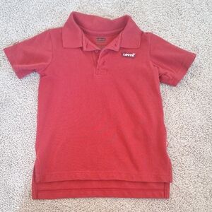 Levi's Red Kids Polo Shirt Size6